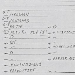 Eastern questionnaire, answ...