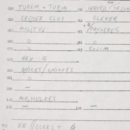 Eastern questionnaire, answ...