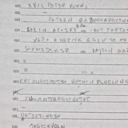 Eastern questionnaire, answ...