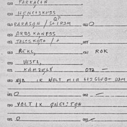 Eastern questionnaire, answ...