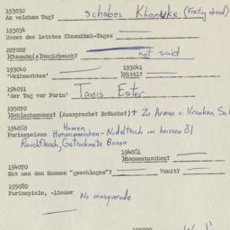 Western questionnaire, answ...