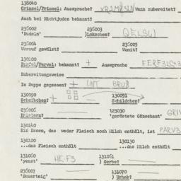 Eastern questionnaire, answ...