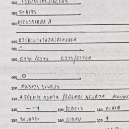 Eastern questionnaire, answ...