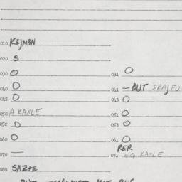 Eastern questionnaire, answ...