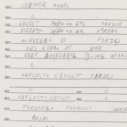 Eastern questionnaire, answ...