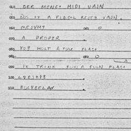 Eastern questionnaire, answ...