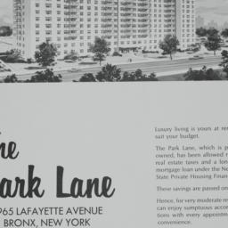 The Park Lane, 1965 Lafayet...