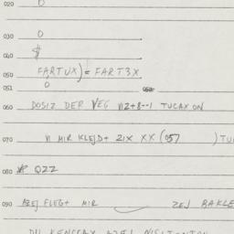 Eastern questionnaire, answ...