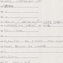Eastern questionnaire, answ...