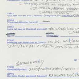 Western questionnaire, answ...