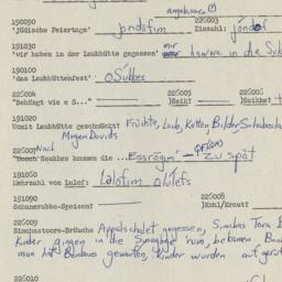 Western questionnaire, answ...