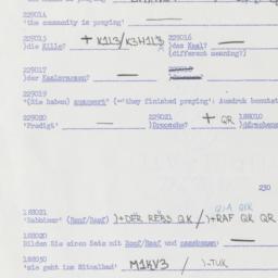 Western questionnaire, answ...