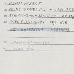 Eastern questionnaire, answ...