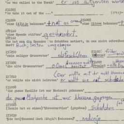 Western questionnaire, answ...