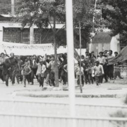 Tibetan demonstrators calli...