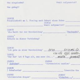 Western questionnaire, answ...