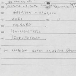Eastern questionnaire, answ...