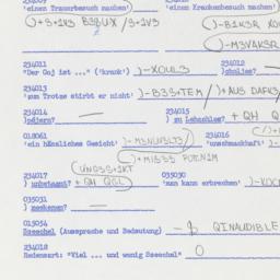 Western questionnaire, answ...