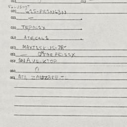 Eastern questionnaire, answ...