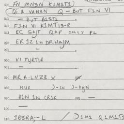 Eastern questionnaire, answ...