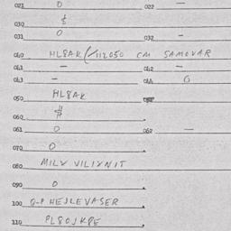 Eastern questionnaire, answ...
