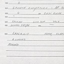 Eastern questionnaire, answ...