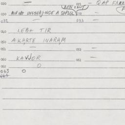 Eastern questionnaire, answ...