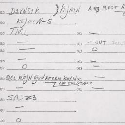Eastern questionnaire, answ...