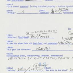 Western questionnaire, answ...
