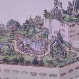 Perspective drawing, aerial...