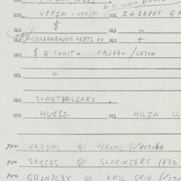 Eastern questionnaire, answ...
