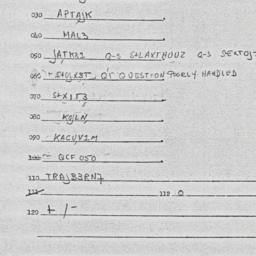 Eastern questionnaire, answ...