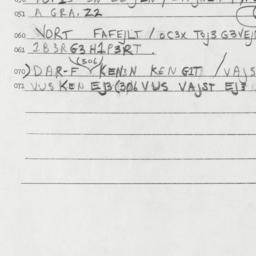 Eastern questionnaire, answ...