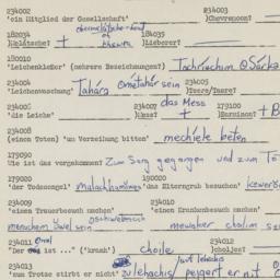 Western questionnaire, answ...