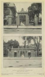 Class of 1889 Gate. Class of 1857 Gate. Harvard College Gateways, Cambridge, Mass. McKim, Mead & White, Architects