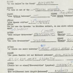 Western questionnaire, answ...