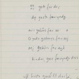 Eastern questionnaire, blue...