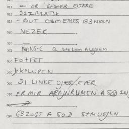 Eastern questionnaire, answ...