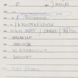 Eastern questionnaire, answ...