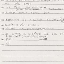 Eastern questionnaire, answ...