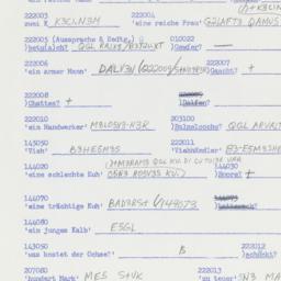 Western questionnaire, answ...