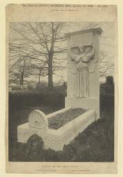 Tomb of Ann Maria Smith, Newport, R. I. Stanford White, Architect. Louis St. Gaudens, Sculptor