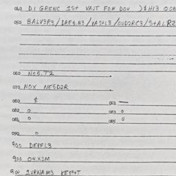 Eastern questionnaire, answ...
