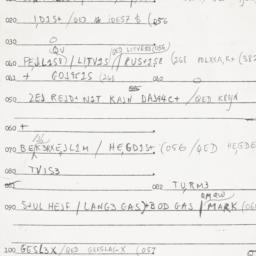 Eastern questionnaire, answ...