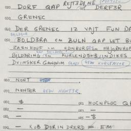Eastern questionnaire, answ...