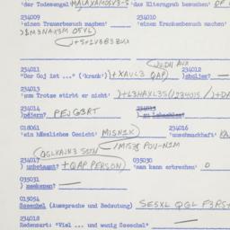 Western questionnaire, answ...
