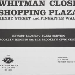 Whitman Close, Fulton Stree...