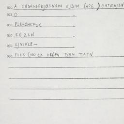 Eastern questionnaire, answ...