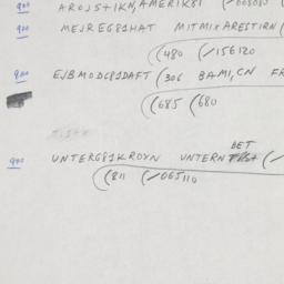 Eastern questionnaire, answ...