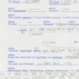 Western questionnaire, answ...